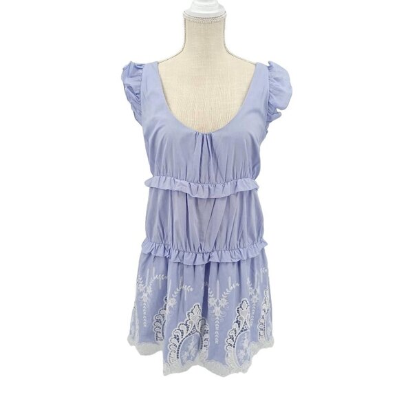 Lovers + Friends Revolve Bonnie Mini Dress In Lavender Purple Women's Mini - Picture 1 of 10